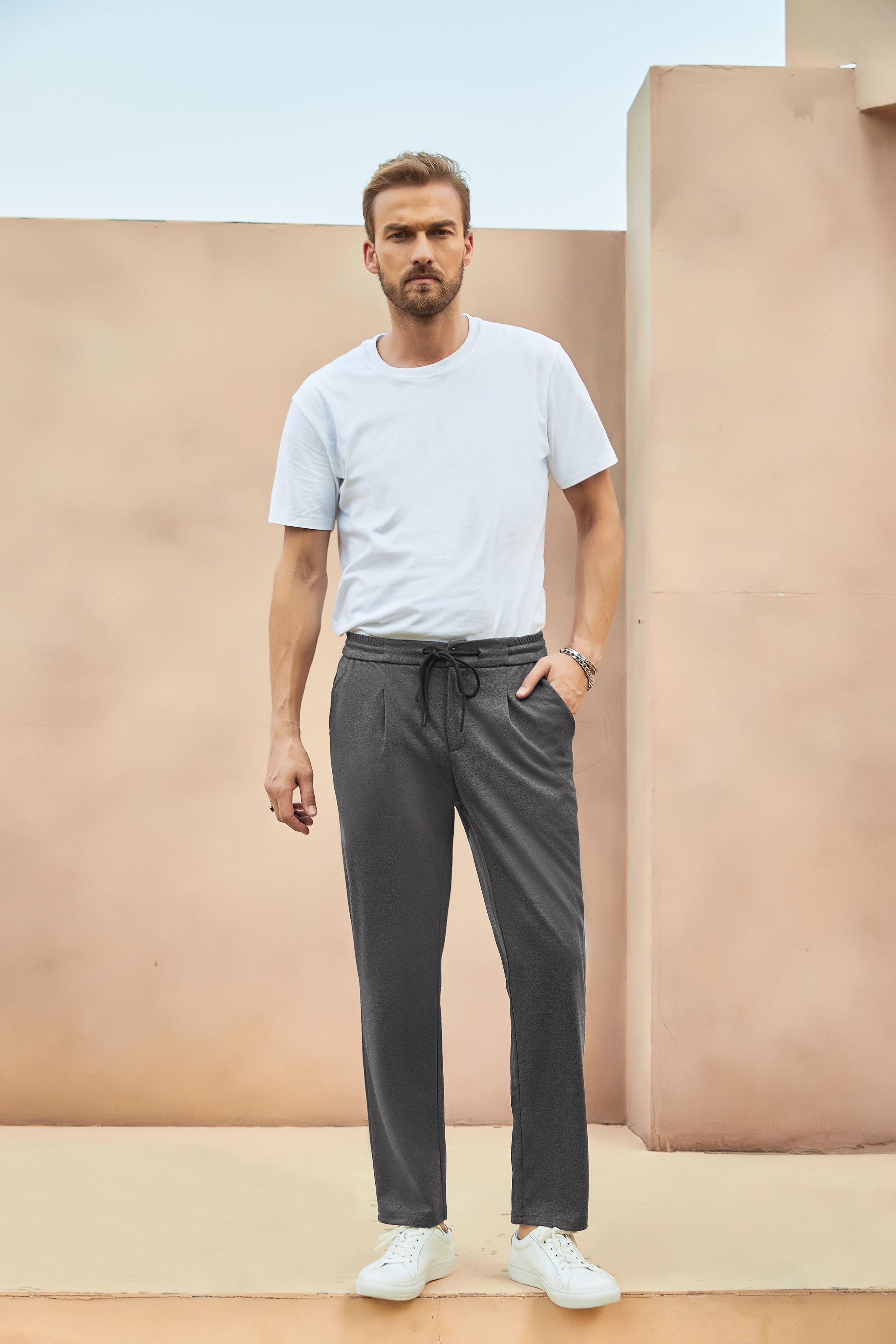 Buy Grey Trousers & Pants for Men by INDIAN TERRAIN Online | Ajio.com